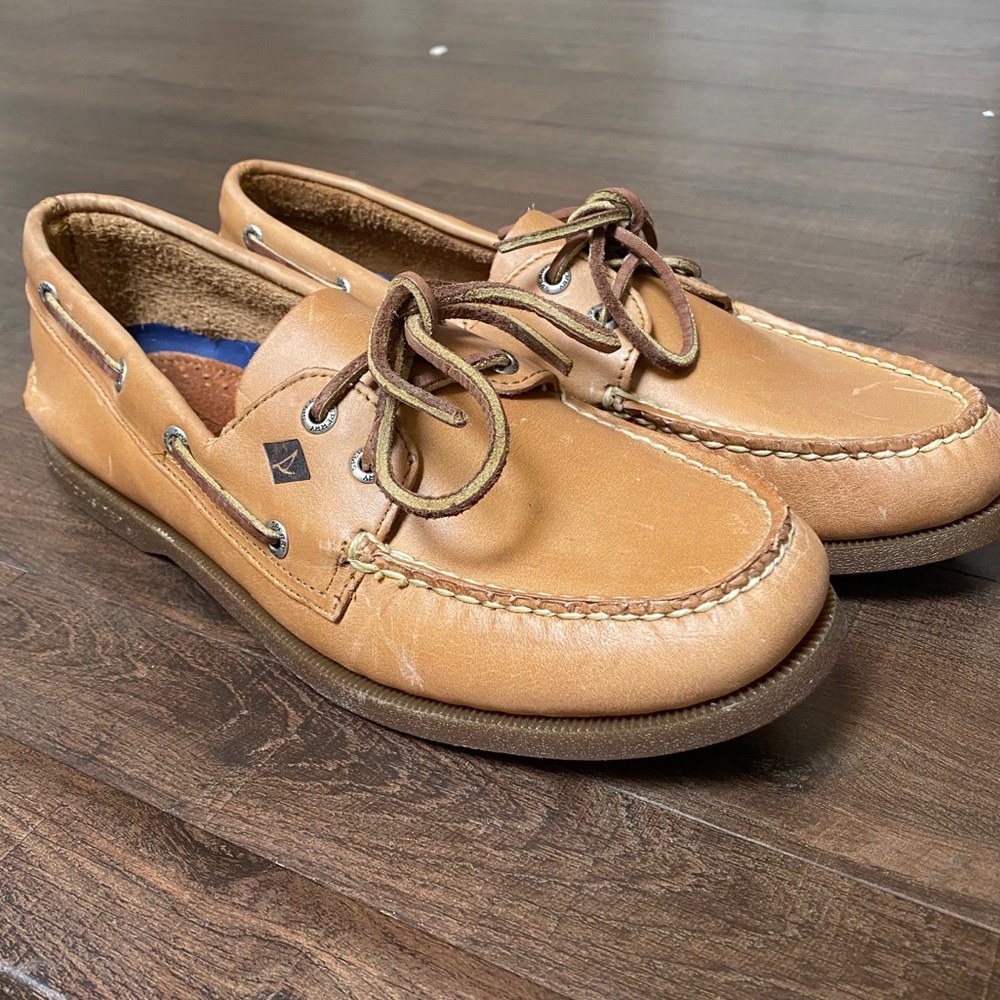 Men’s Sperry Leather Boat Shoe - Tan 9.5